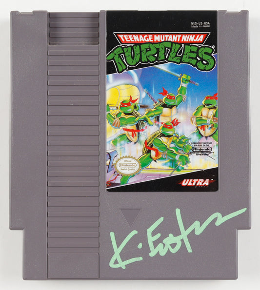Kevin Eastman Signed 1989 "Teenage Mutant Ninja Turtles" Video Game Cartridge (PA) Creator