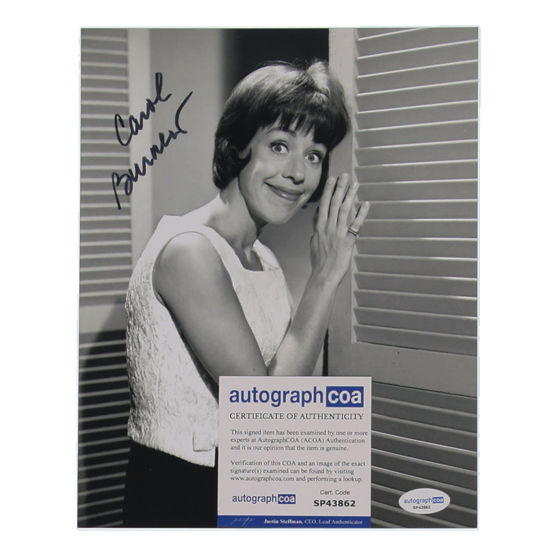 Carol Burnett Signed (ACOA) "The Carol Burnett Show" 8x10 Photo