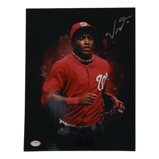 Víctor Robles Signed Nationals 11x14 Photo (PSA)