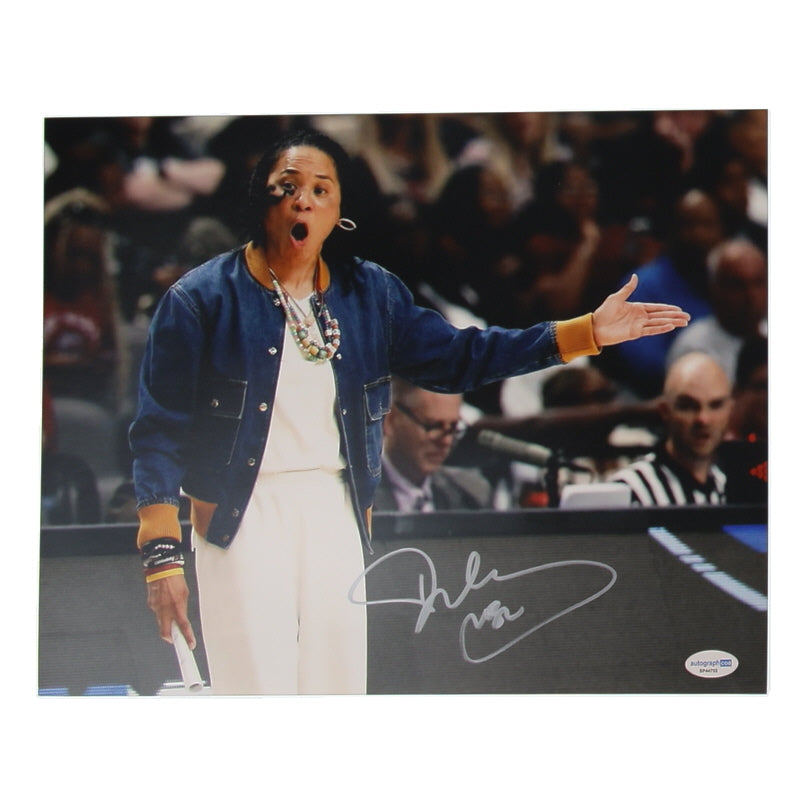 Dawn Staley Signed (ACOA) South Carolina Gamecocks 11x14 Photo - Head Coach