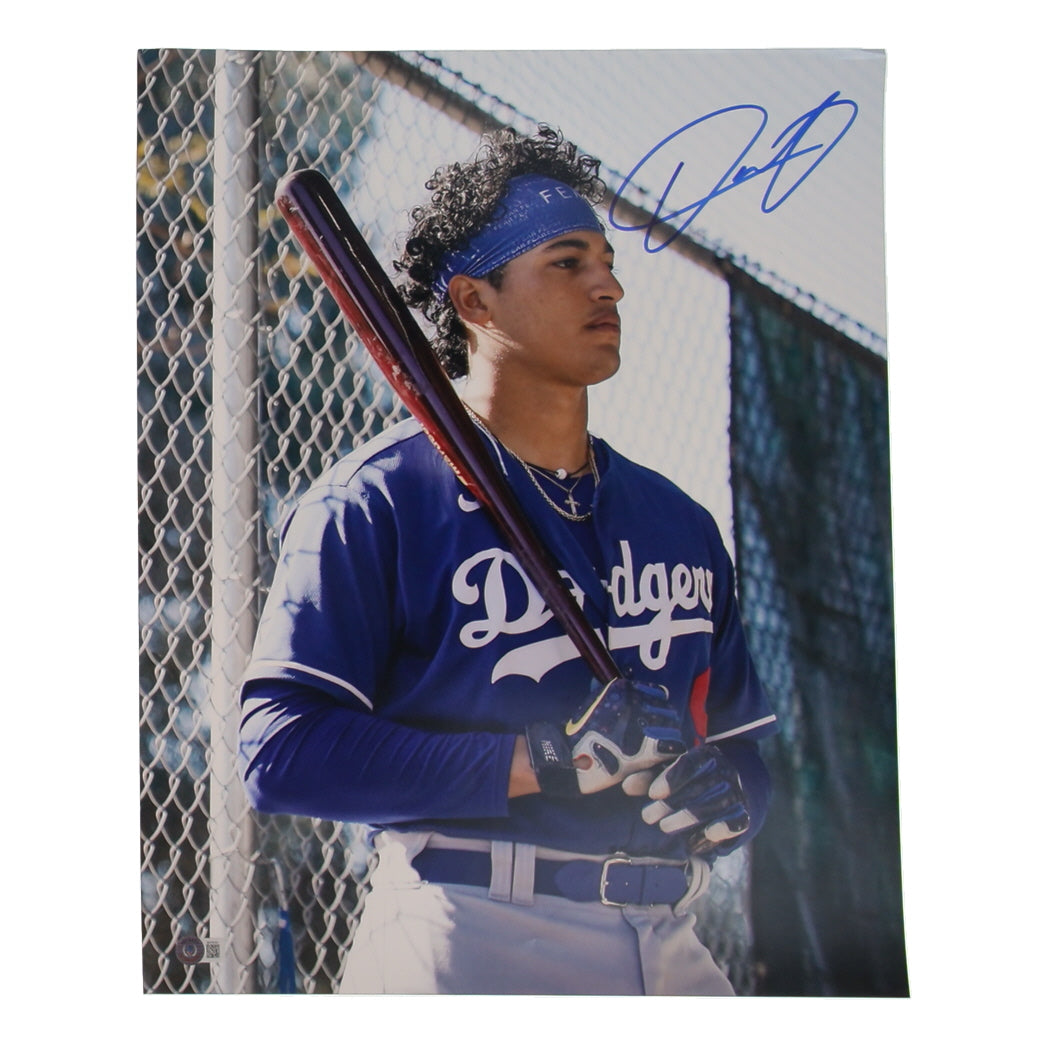 Diego Cartaya Signed Dodgers 16x20 Photo (Beckett)