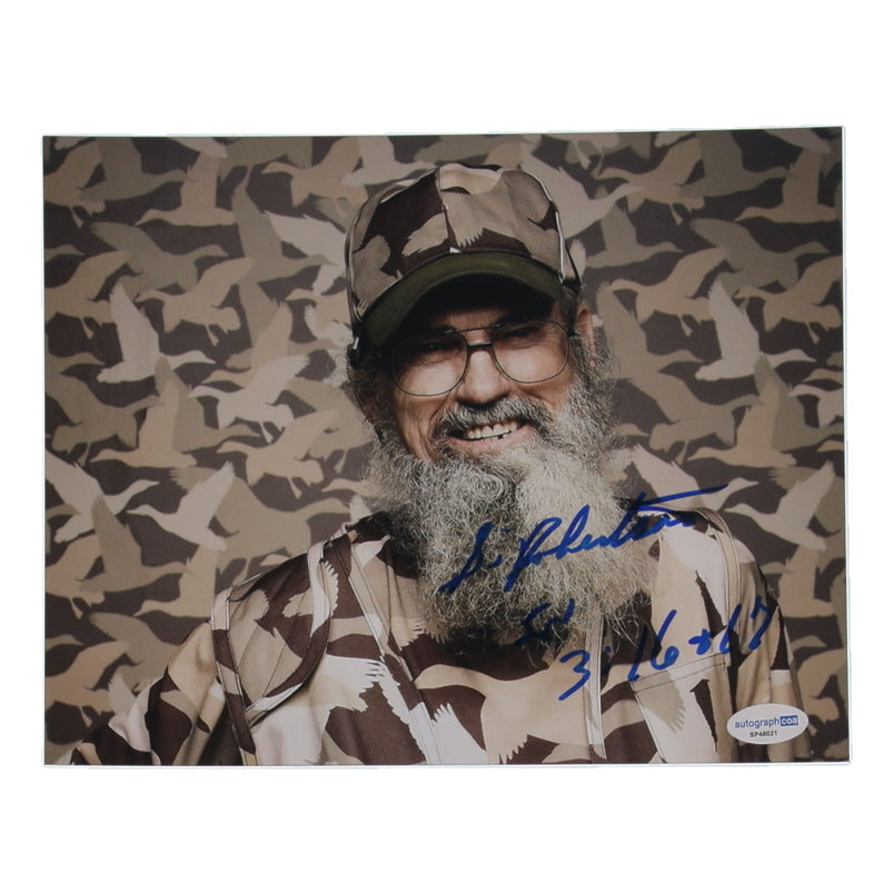 Si Robertson Signed (ACOA) "Duck Dynasty" 8x10 Photo with Inscription