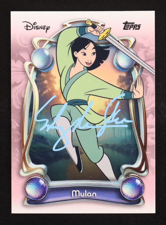 Ming-Na Wen Signed (JSA) Mulan 2025 Topps Disney Wonder #62 - JSA Witnessed | Mulan