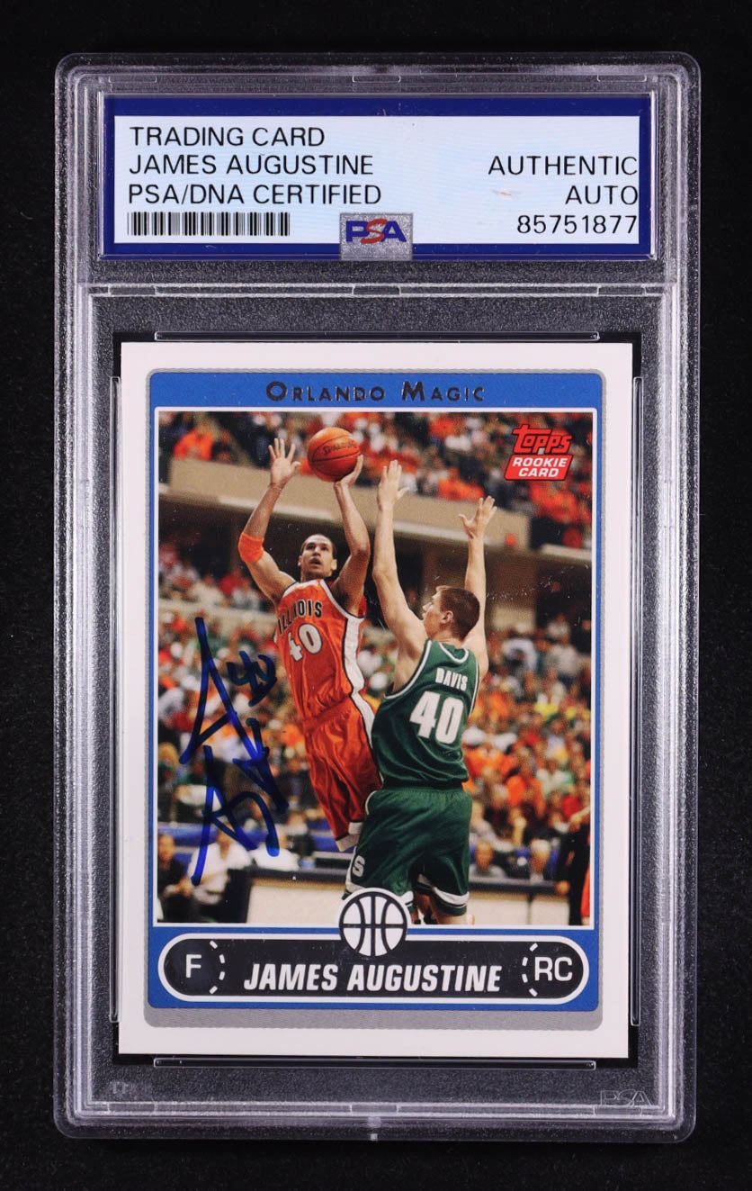 James Augustine Signed 2006 Topps #237 RC (PSA) - Rookie Card | Autograph Graded PSA Authentic