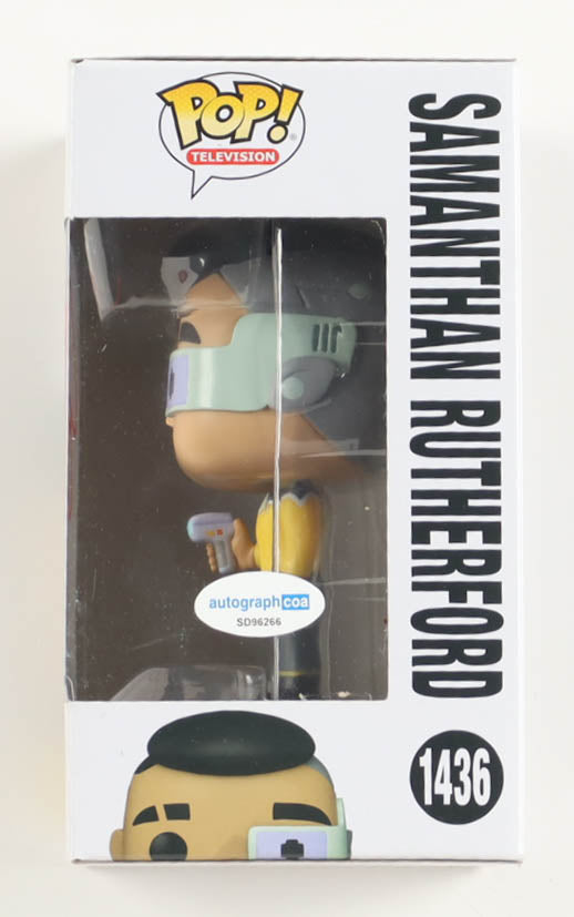 Eugene Cordero Signed (ACOA) "Star Trek: The Lower Decks" #1436 Samanthan Rutherford Funko Pop! Vinyl Figure