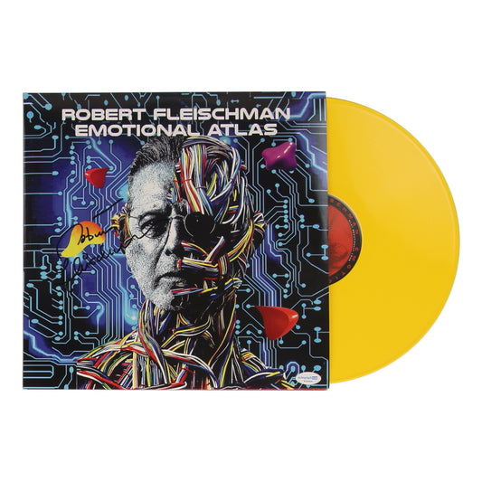 Robert Fleischman Signed (ACOA) "Emotional Atlas" Vinyl Record Album