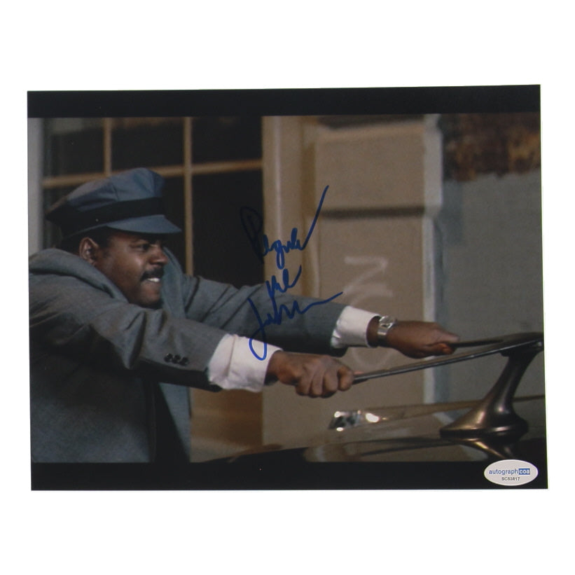 Reginald VelJohnson Signed (ACOA) "Crocodile Dundee" 8x10 Photo - Gus