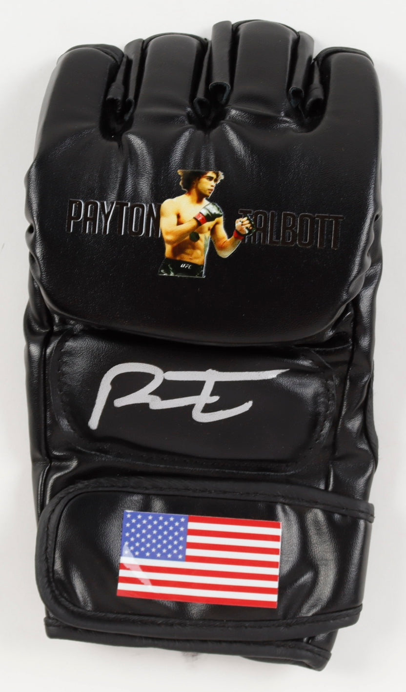 Payton Talbott Signed (Beckett) MMA Custom USA Glove - Beckett Witnessed