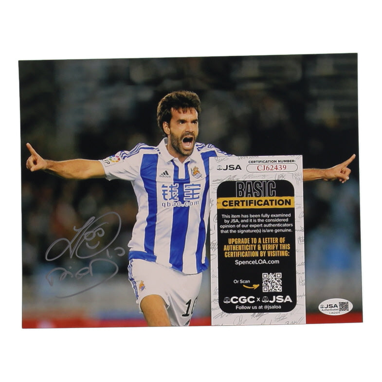 Xabi Prieto Signed Real Sociedad 8x10 Photo (JSA)