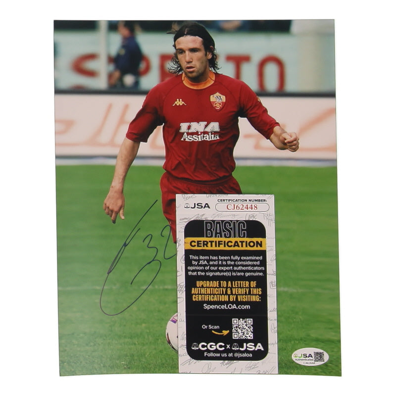 Vincent Candela Signed AS Roma 8x10 Photo (JSA)