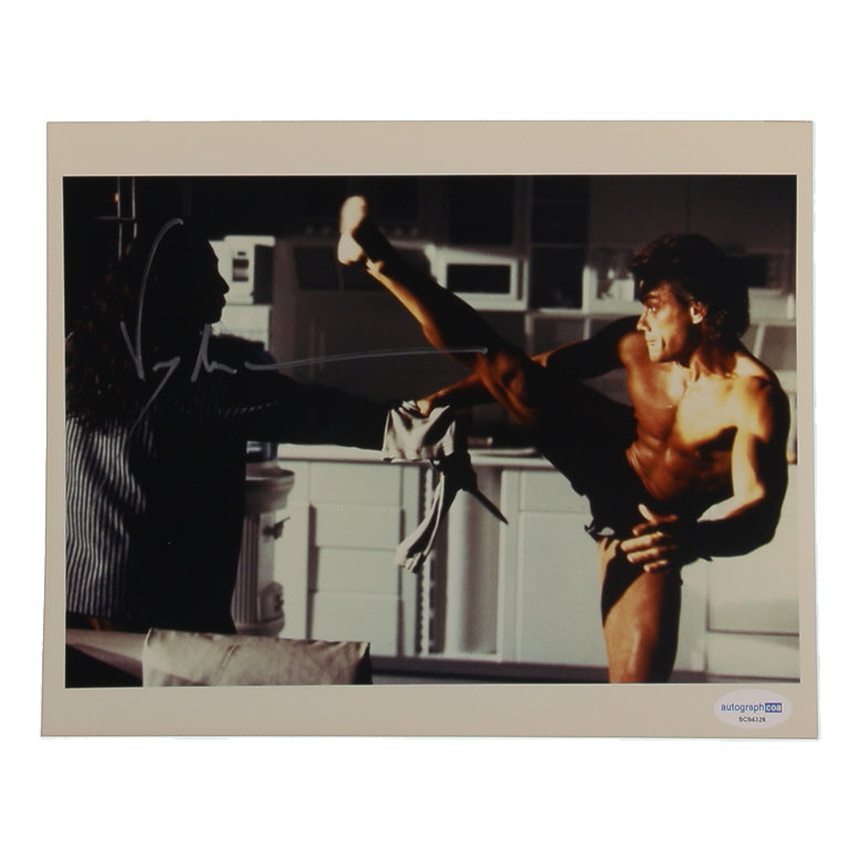 Jean-Claude Van Damme Signed (ACOA) "Time Cop" 8x10 Photo - Agent Max Walker