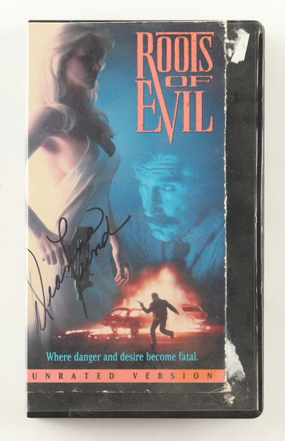 Deanna Lund Signed (JSA) "Roots of Evil" VHS Cover Insert - Marissa