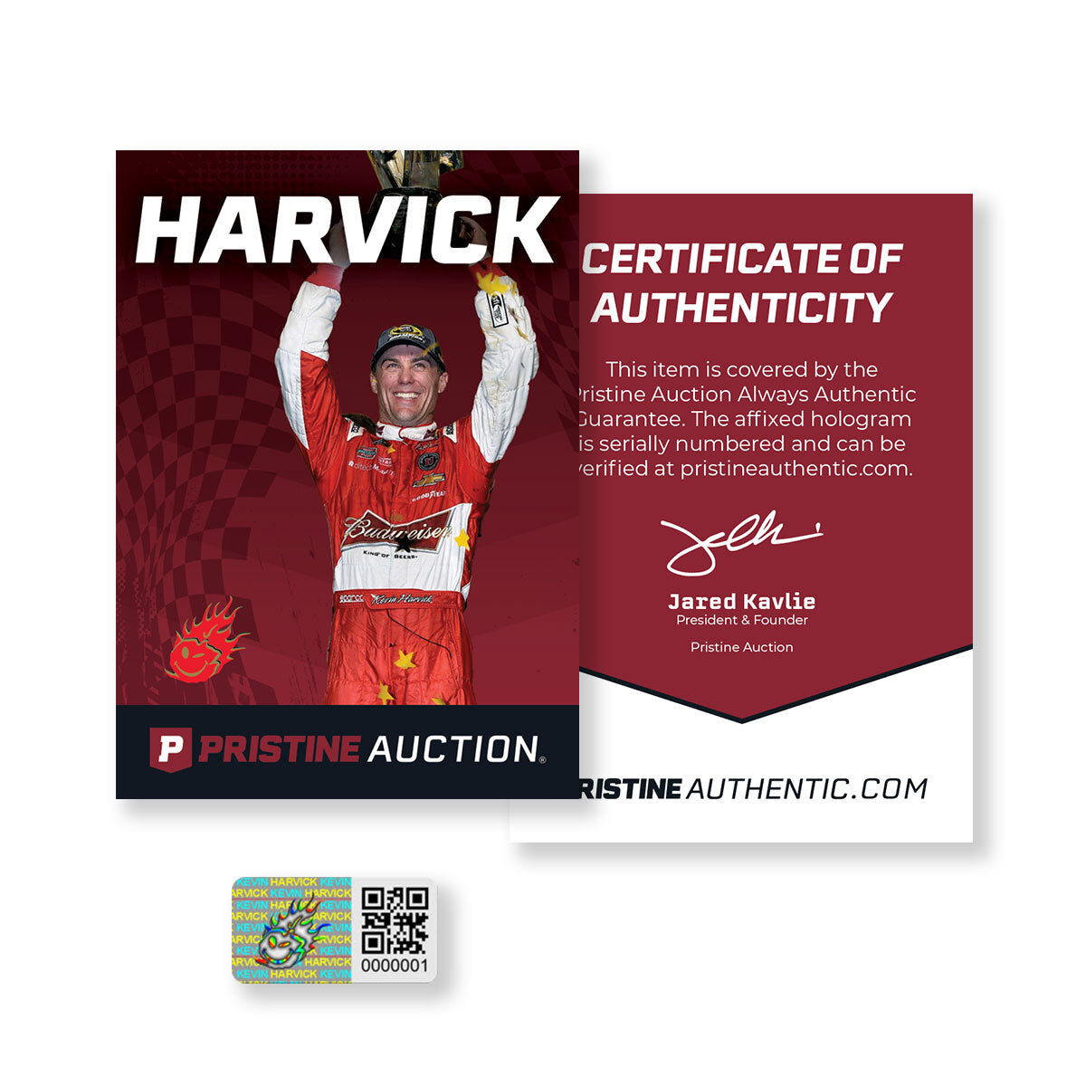 Kevin Harvick Signed LE 2014 Championship 12x18 Print (Harvick COA) - Limited Edition #/20 - Nascar