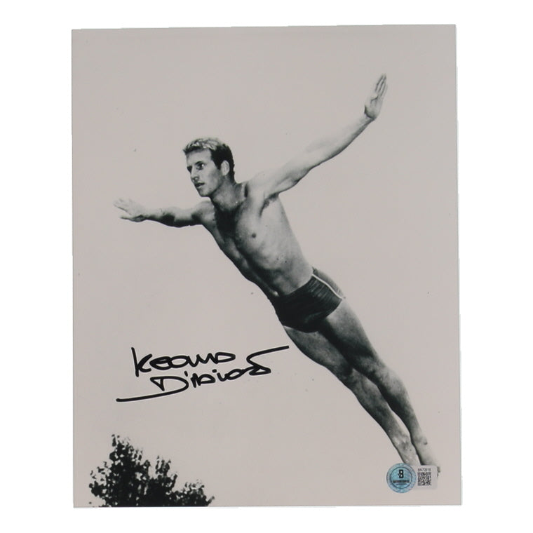 Klaus Dibiasi Signed 8x10 Photo (Beckett) - Summer Olympics - 3 Olympic Gold Medals in Diving