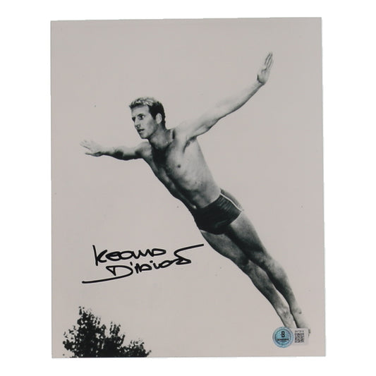 Klaus Dibiasi Signed 8x10 Photo (Beckett) - Summer Olympics - 3 Olympic Gold Medals in Diving