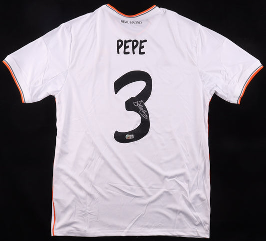 Pepe Signed Real Madrid CF Adidas Authentic Jersey (Beckett)