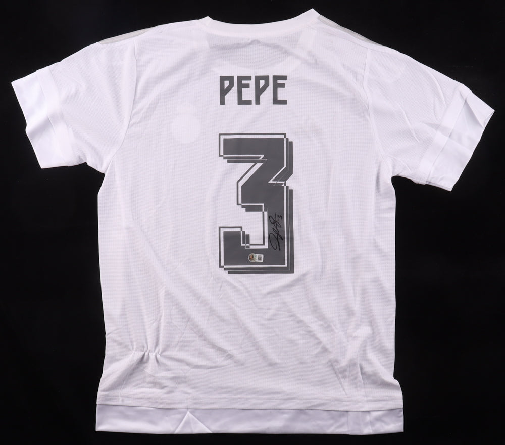 Pepe Signed (Beckett) Real Madrid CF Adidas Authentic Jersey