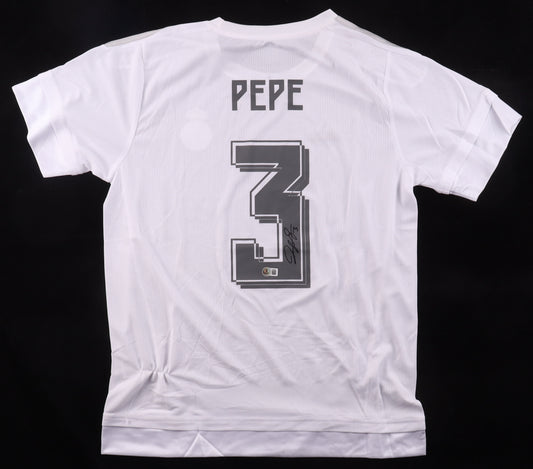 Pepe Signed (Beckett) Real Madrid CF Adidas Authentic Jersey
