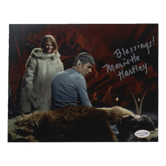 Mariette Hartley Signed (ACOA) "Star Trek" 8x10 Photo Inscribed "Blessings!" - Zarabeth
