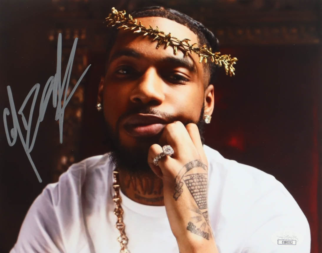 Key Glock Signed 8x10 Photo (JSA) - Rapper