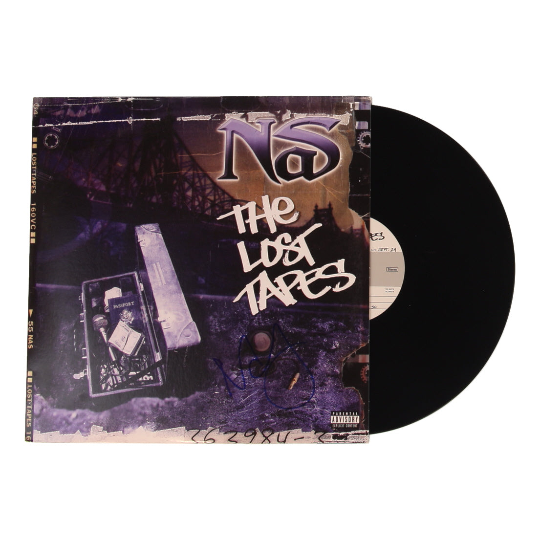 Nas Signed "The Lost Tapes" Vinyl Record Album (JSA) - Nasir Jones