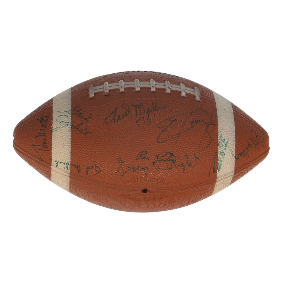 1969 Baltimore Colts Spalding "Johnny Unitas" Football Team-Signed by (20) with Johnny Unitas, John Mackey, Ted Hendricks, George Ressler (JSA)