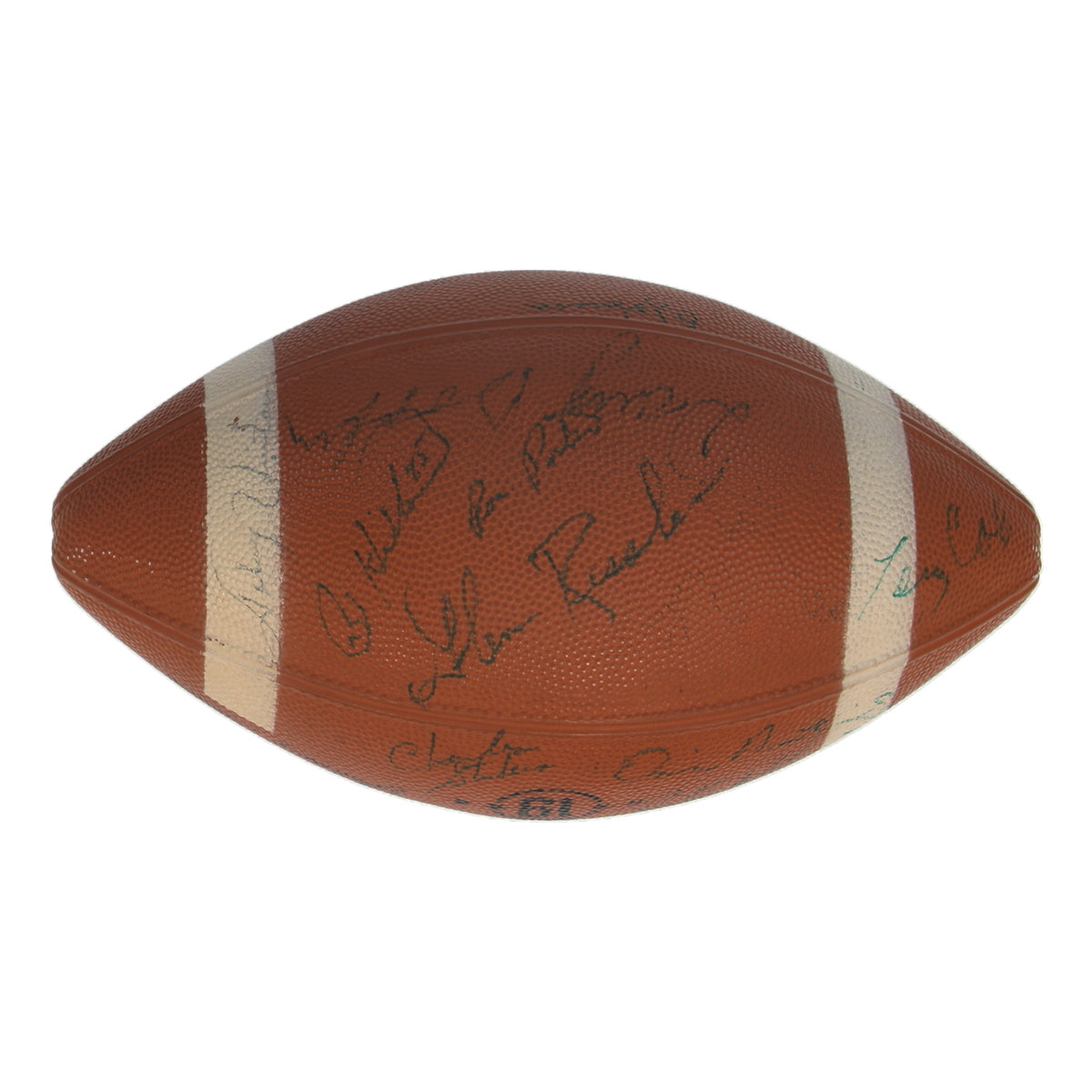 1969 Baltimore Colts Spalding "Johnny Unitas" Football Team-Signed by (20) with Johnny Unitas, John Mackey, Ted Hendricks, George Ressler (JSA)