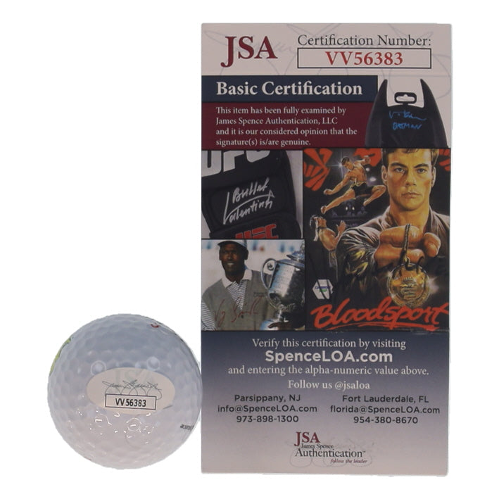 Jack Burke Signed Masters Logo Golf Ball (JSA)