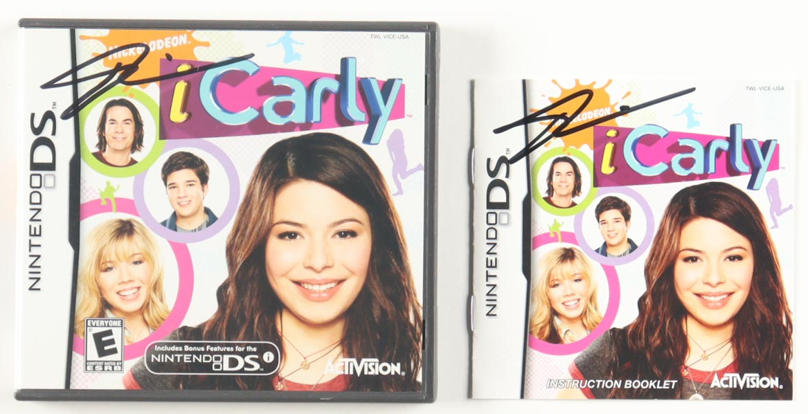 Jerry Trainor Signed (JSA) "iCarly" Nintendo DS Insert & Sleeve - JSA Witnessed