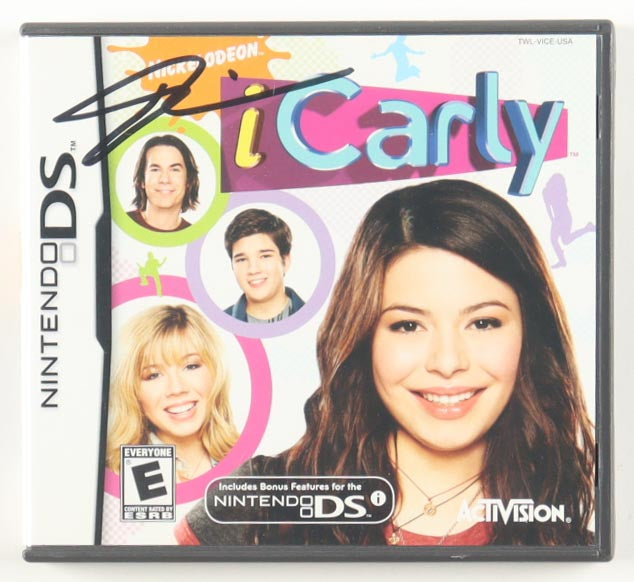 Jerry Trainor Signed (JSA) "iCarly" Nintendo DS Insert & Sleeve - JSA Witnessed