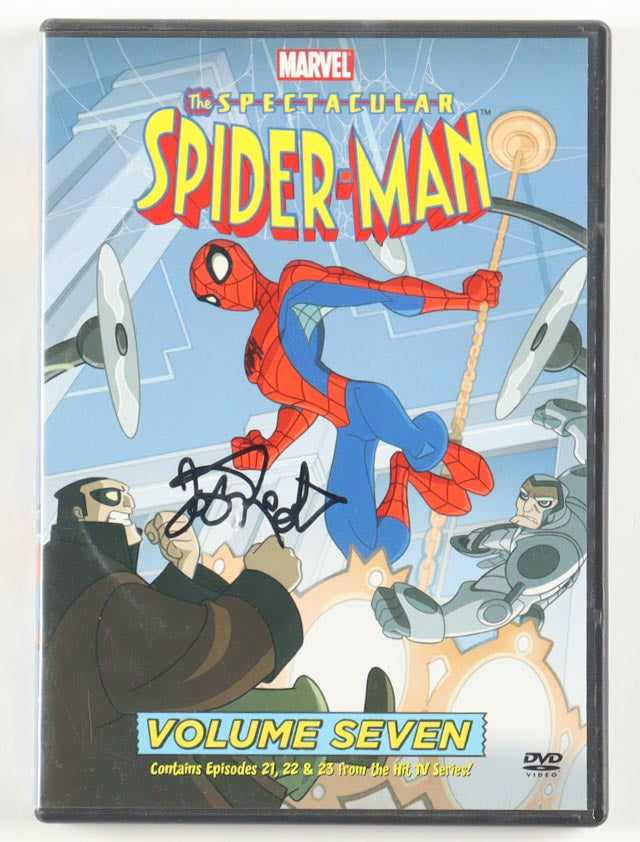 Josh Keaton Signed (JSA) "The Spectacular Spider-Man" DVD Sleeve - JSA Witnessed