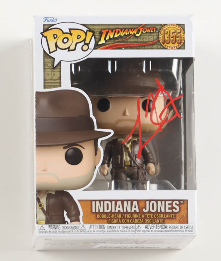 Lawrence Kasdan Signed (PSA) "Indiana Jones" #1355 Indiana Jones Funko Pop! Vinyl Figure - Screenwriter