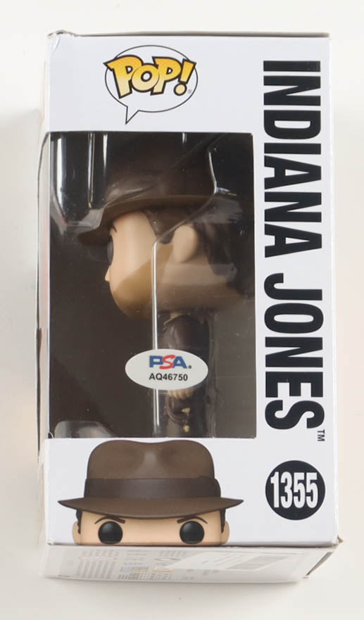 Lawrence Kasdan Signed (PSA) "Indiana Jones" #1355 Indiana Jones Funko Pop! Vinyl Figure - Screenwriter