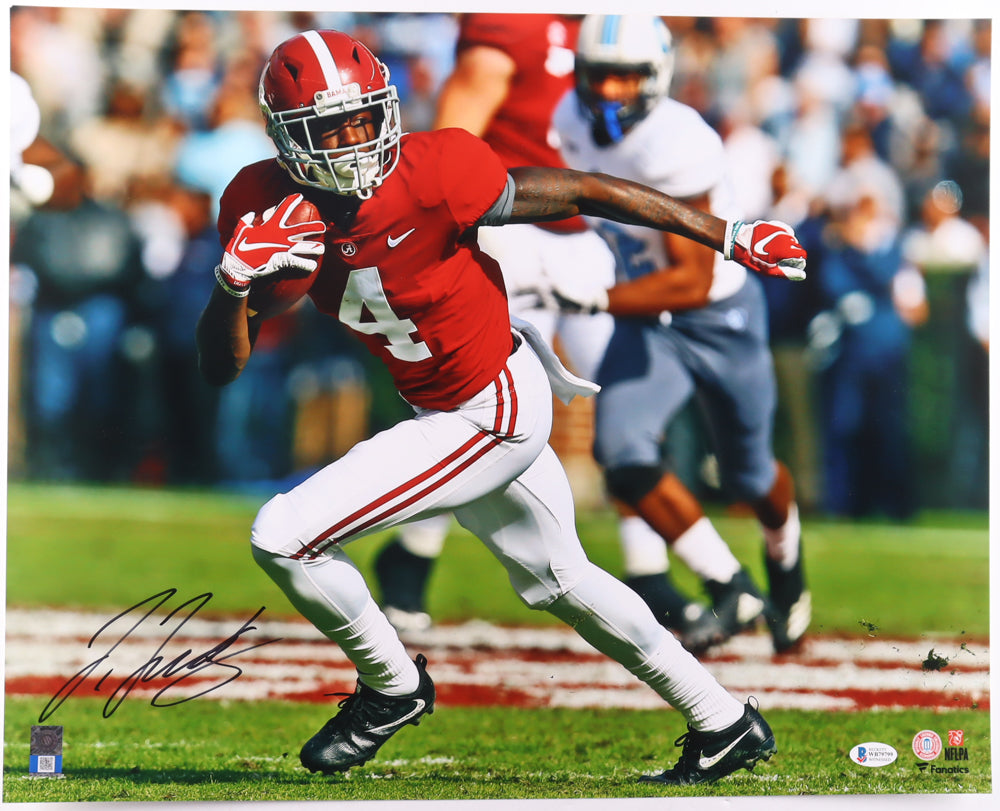Jerry Jeudy Signed (Beckett) Alabama Crimson Tide 16x20 Photo - Beckett Witnessed