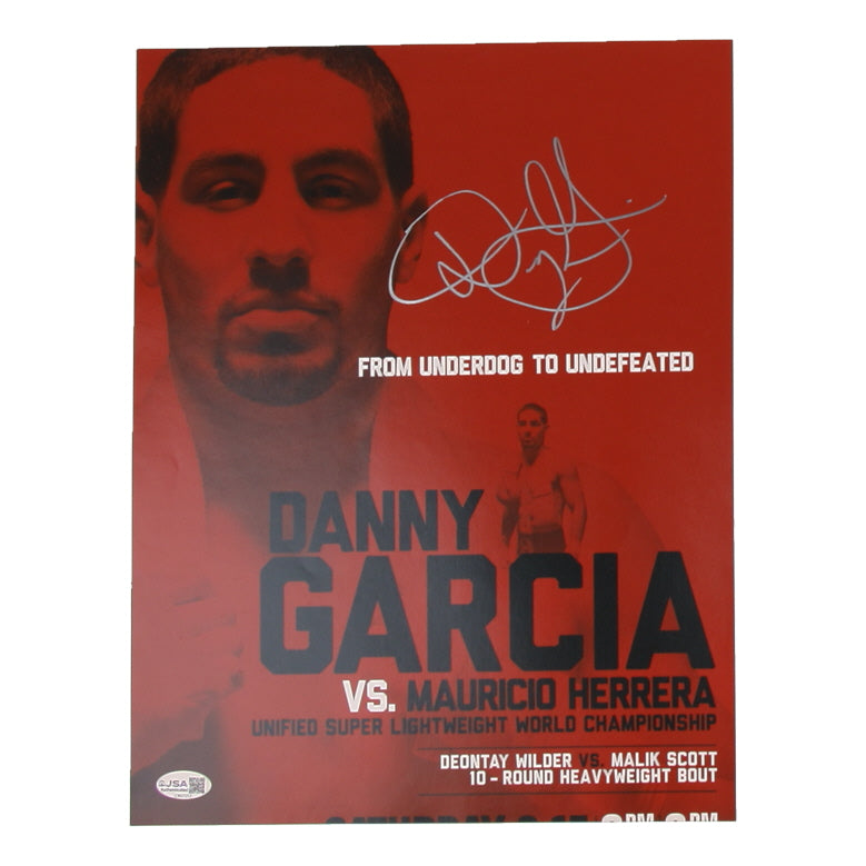 Danny Garcia Signed 11x14 Photo (JSA)