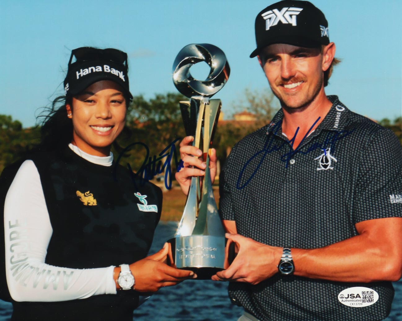 Jake Knapp & Patty Tavatanakit Signed 8x10 Photo (JSA)