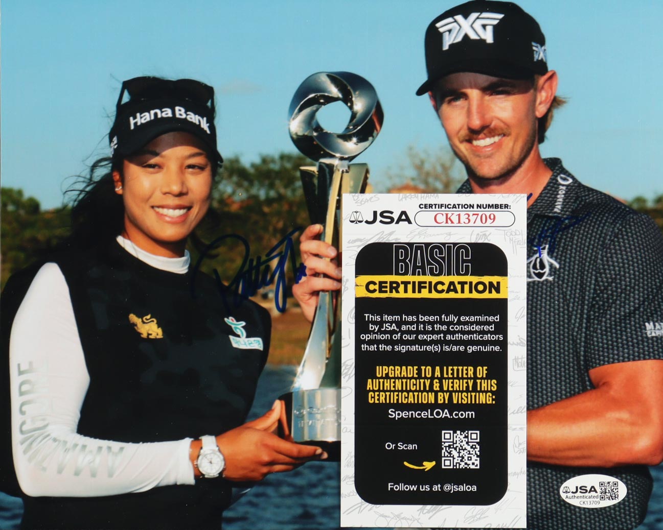 Jake Knapp & Patty Tavatanakit Signed 8x10 Photo (JSA)