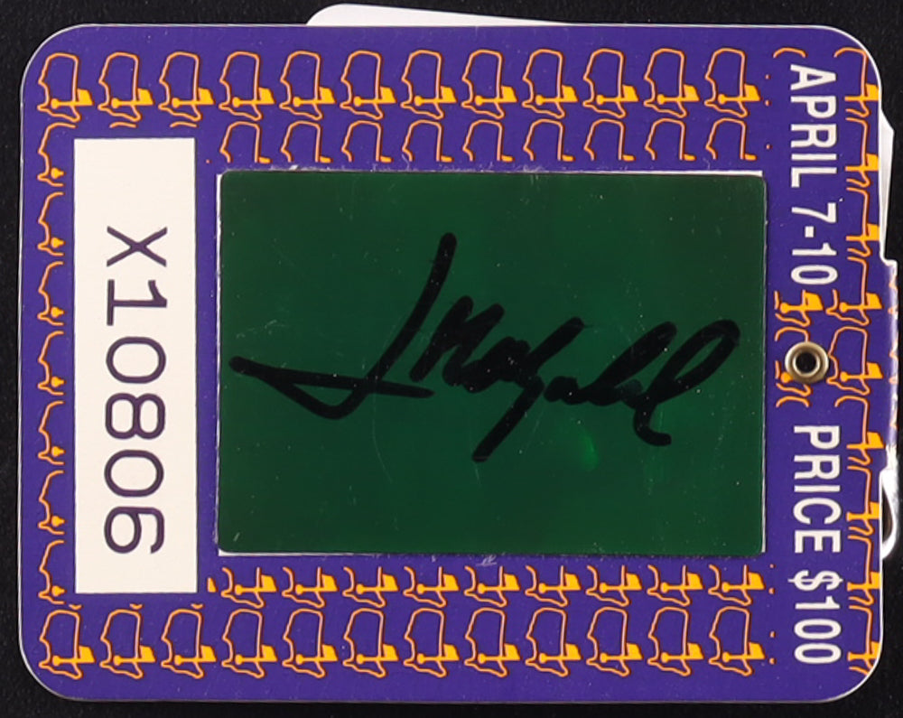 Jose Maria Olazabal Signed (JSA) 1994 Masters Ticket Badge