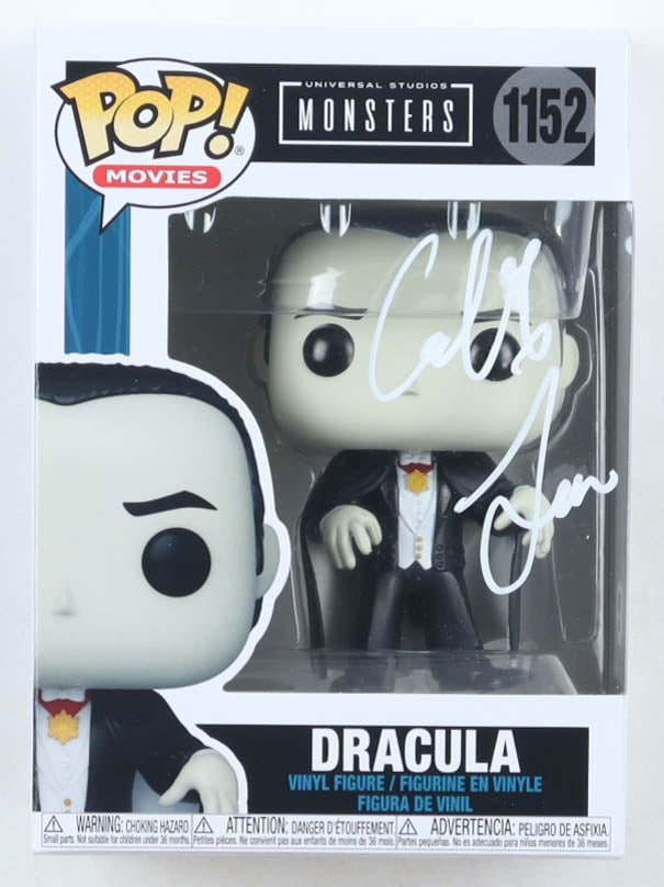 Caleb Landry Jones Signed (PSA) "Monsters" #1152 Dracula Funko Pop! Vinyl Figure - Tenth Doctor