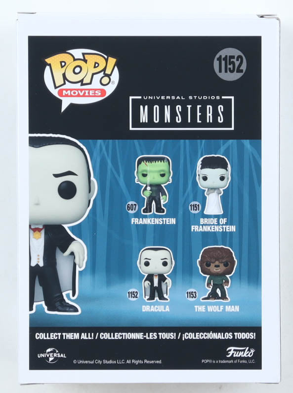 Caleb Landry Jones Signed (PSA) "Monsters" #1152 Dracula Funko Pop! Vinyl Figure - Tenth Doctor
