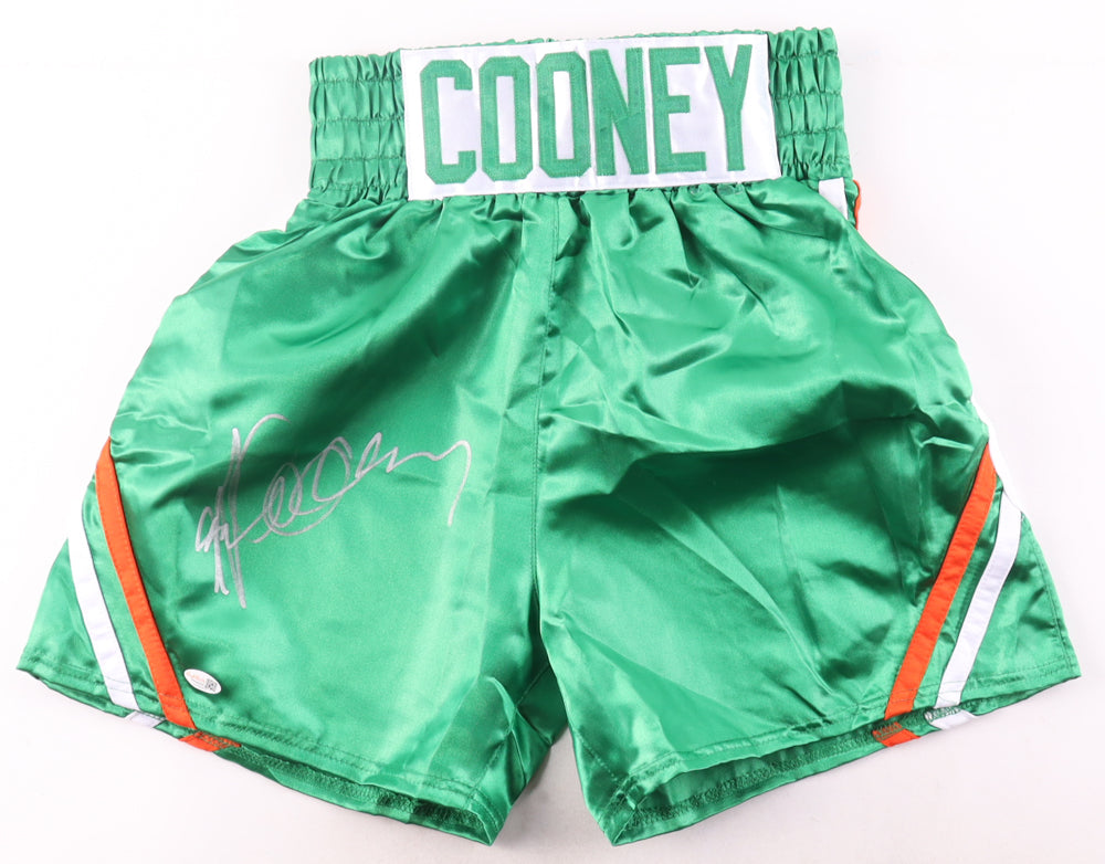 Gerry Cooney Signed Boxing Trunks (JSA) - JSA Witnessed