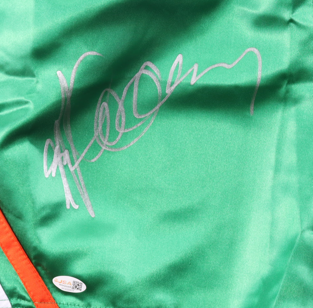 Gerry Cooney Signed Boxing Trunks (JSA) - JSA Witnessed
