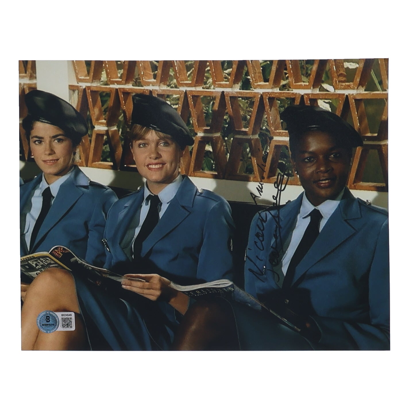 Nicaise Jean-Louis Signed (Beckett) "Le Gendarme et les Gendarmettes" 8x10 Photo Inscribed "Amirites" - Yo Macumba