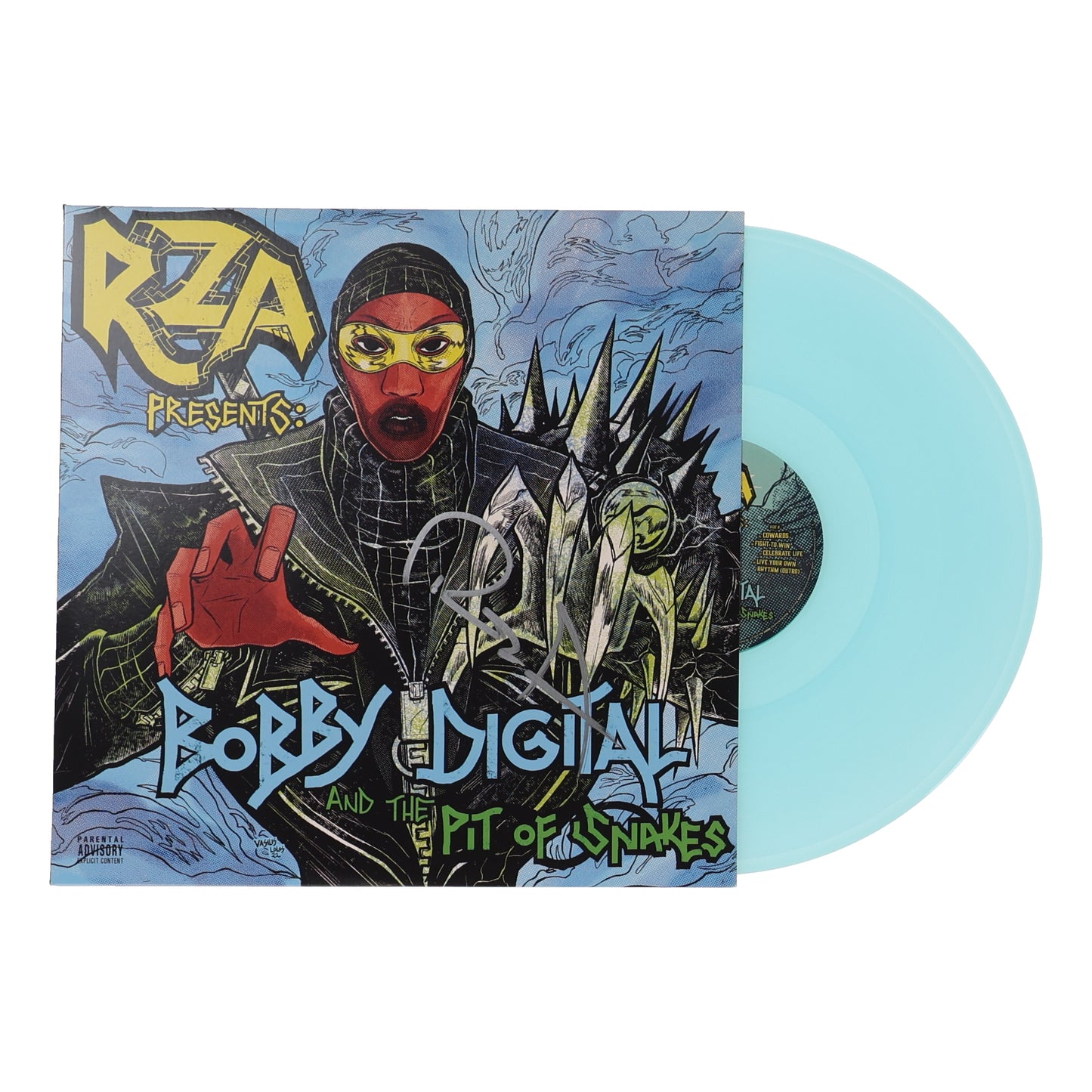 RZA Signed (JSA) "Bobby Digital and The Pit of Snakes" Vinyl Record Album Sleeve