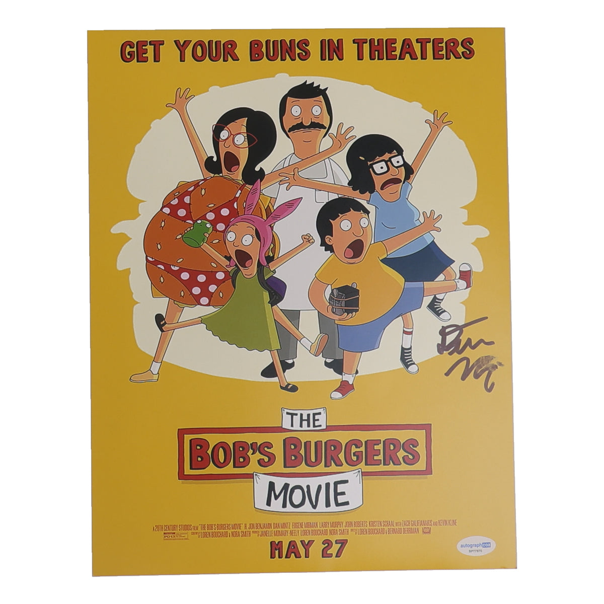 Dan Mintz Signed "Bob's Burgers" 11x14 Photo (ACOA) - Tina Belcher