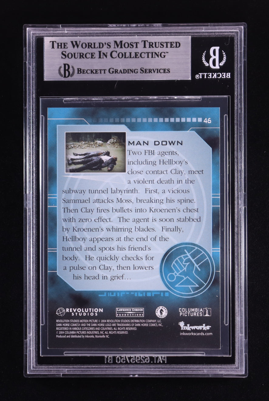 Guillermo Del Toro Signed 2004 Hellboy Man Down #48 (BGS) Autograph Graded BGS Authentic