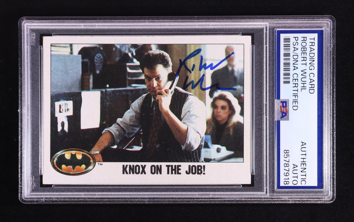 Robert Wuhl Signed 1989 DC Comics Batman Knox On The Job! #21 (PSA) Autograph Graded PSA Authentic