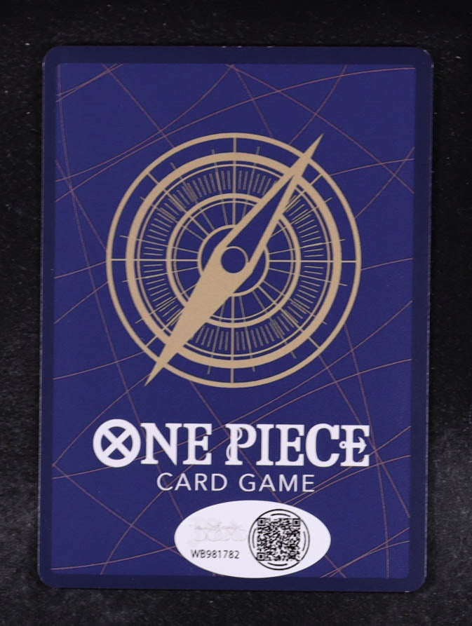 Colleen Clinkenbeard Signed (JSA) 2024 One Piece Card Game Emperors in the New World #OP09036 Monkey.D.Luffy - JSA Witnessed