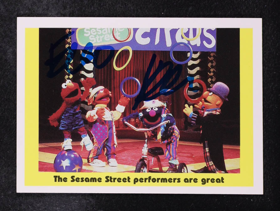 Kevin Clash Signed 1992 CTW Sesame Street #59 The Sesame Street Performers Are Great Inscribed "Elmo" (JSA) JSA Witnessed