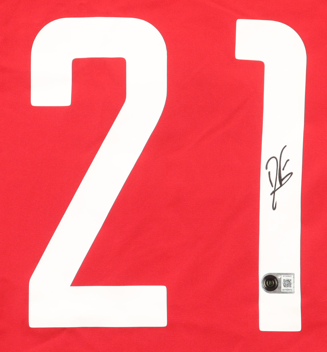Diego Forlán Signed (Beckett) Manchester United Nike Authentic Jersey